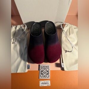 Loewe Burgundy Slip-On Shoes size 7 🎩🎩🎩🎩🎩🎩🎩🎩🎩🎩🎩🎩🎩🎩🎩🎩🎩🎩🎩🎩
